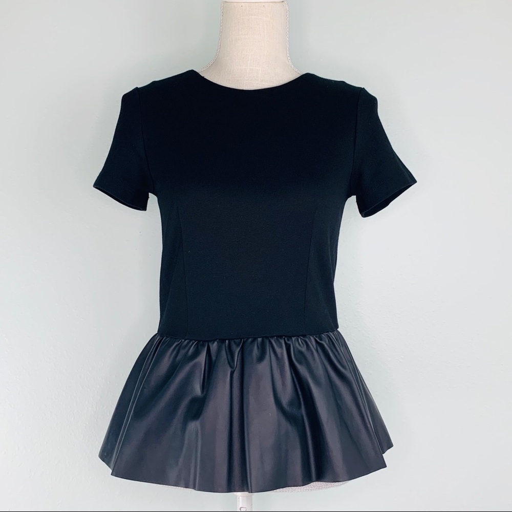 French Connection Black Top Sz XS
